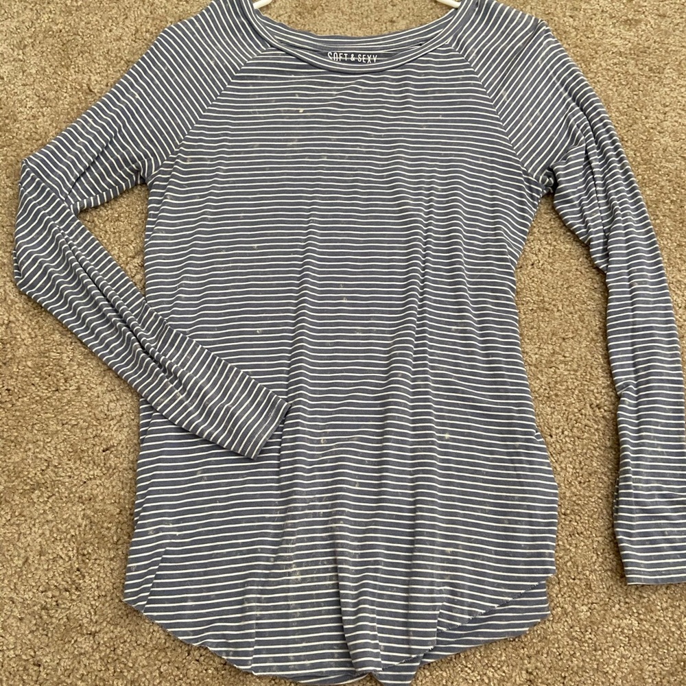 AE Soft Stripped Long Sleeve